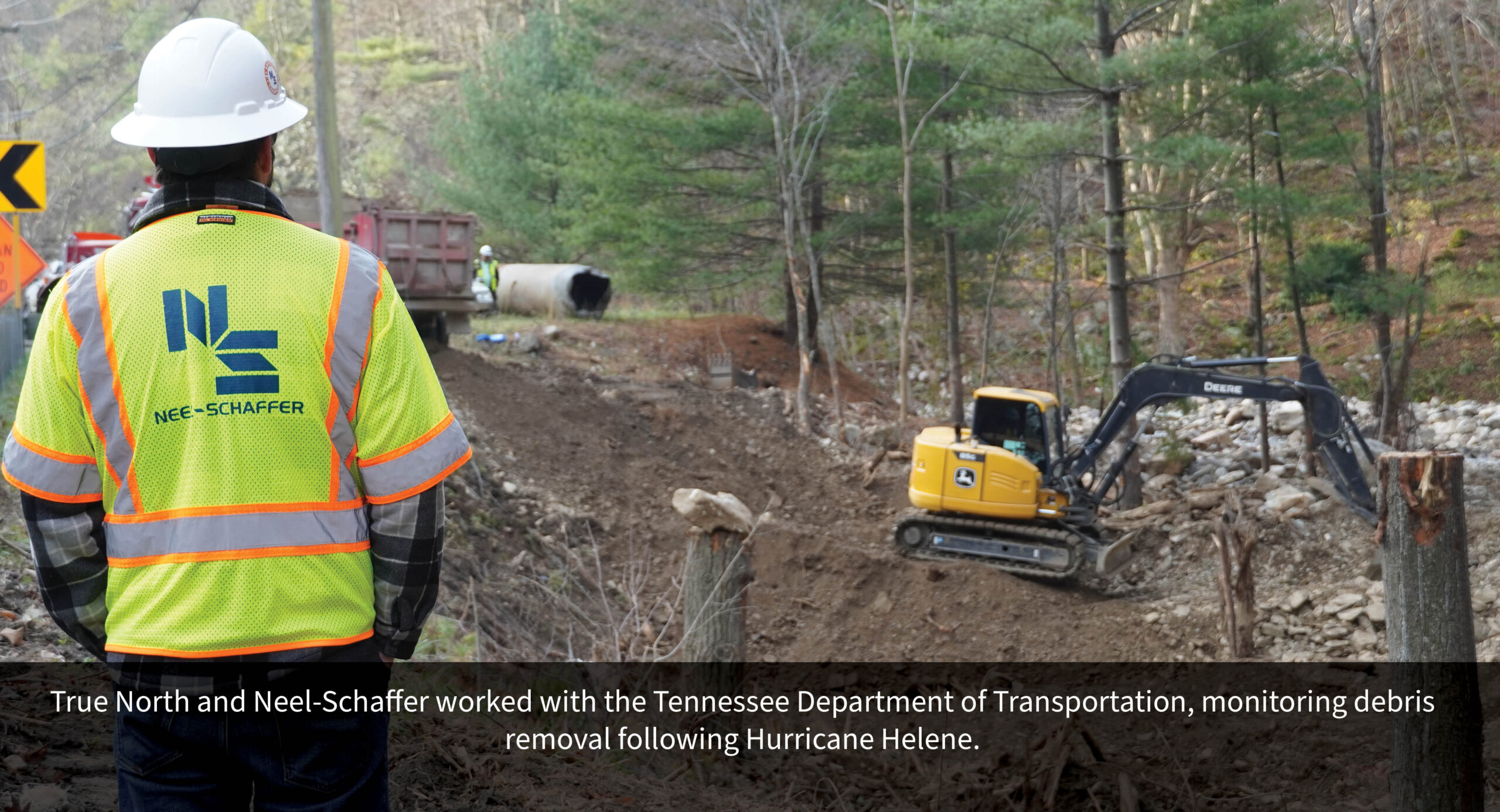 True North and Neel-Schaffer worked with the Tennessee Department of Transportation, monitoring debris removal following Hurricane Helene.